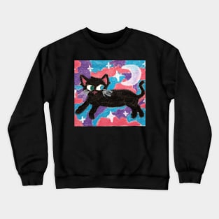 Galaxy Kitty Crewneck Sweatshirt